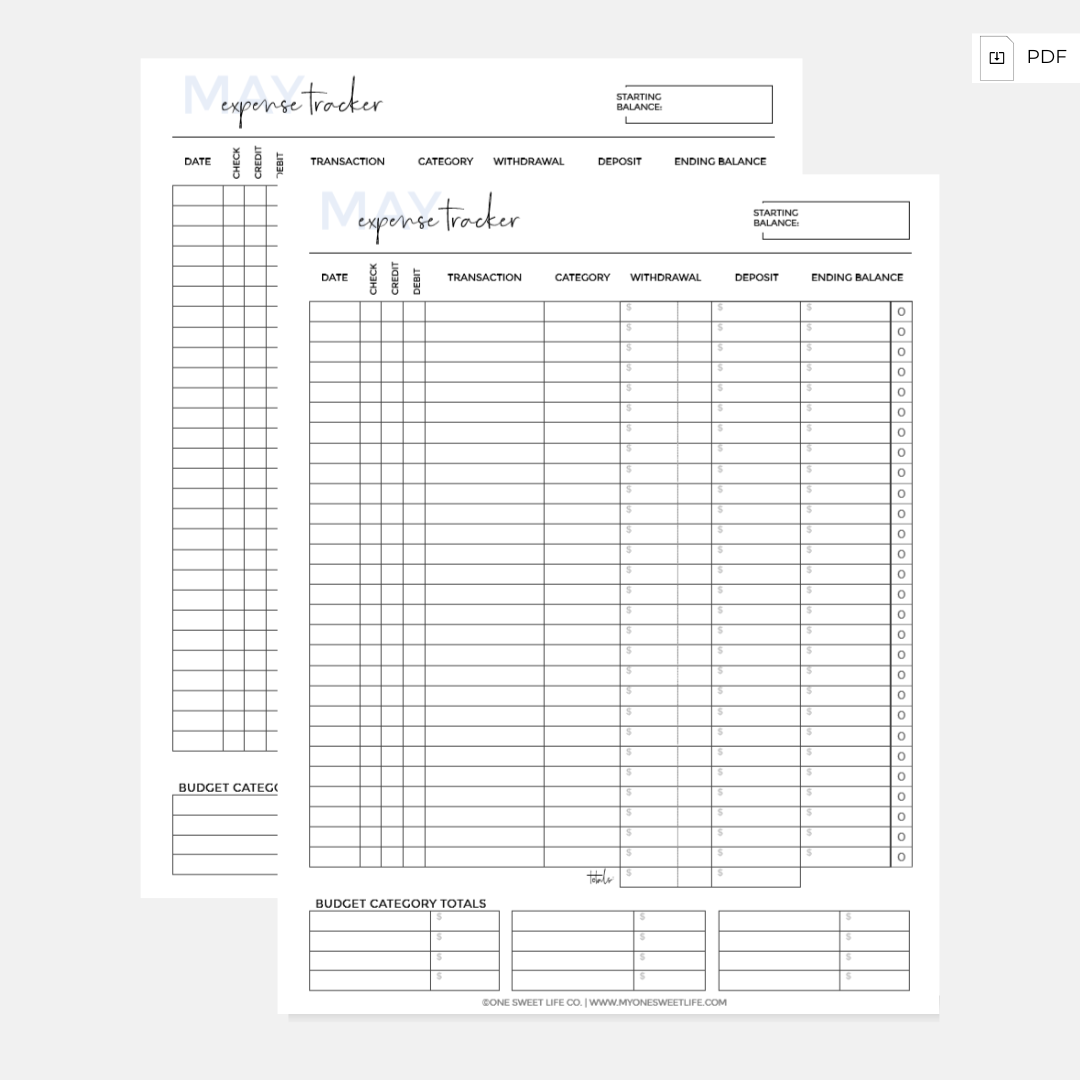 Monthly Expense Tracker