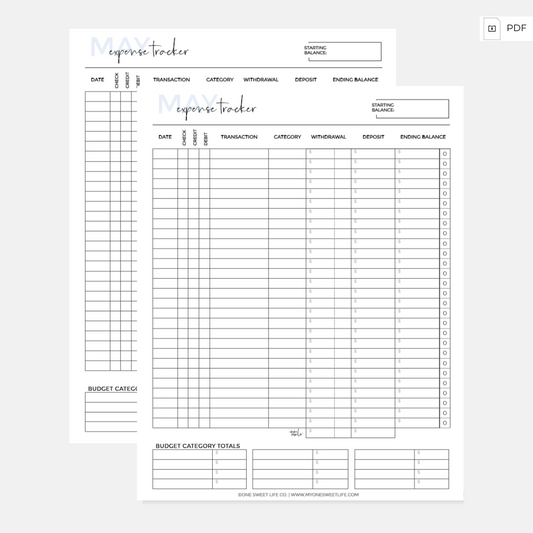 Monthly Expense Tracker